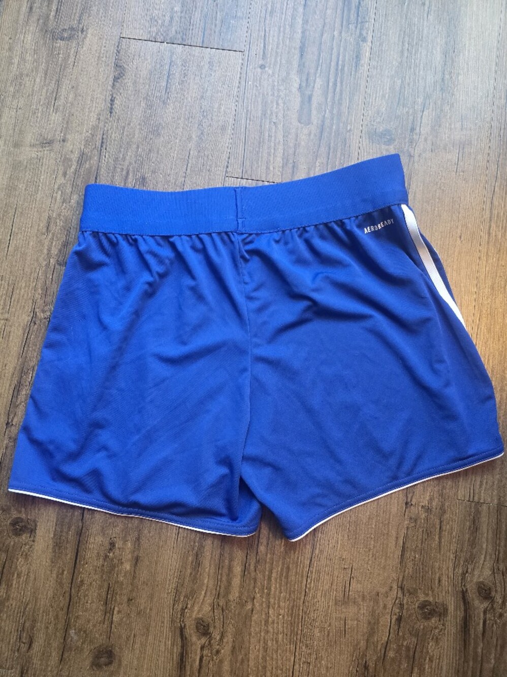 Adidas Women's Blue Athletic Shorts - Picture 3 of 3